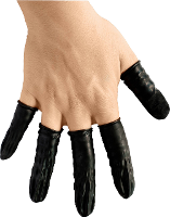 BJZ A 2821 ESD vingercondoom Antistatisch, Poedervrij Maat: S Latex