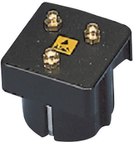 BJZ C 186 151 ESD aardingsstekker Drukknop 4.5 Mm