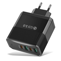 BK304 2A2C 100W 4 Poort USB PD Oplader 2USB A+2USB C PD QC3.0 Snelle Oplader Muuradapter EU Plug US Plug voor iPhone 16