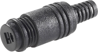 BKL Electronic 0205004/K Luidsprekerconnector Bus, recht Aantal polen: 2 Zwart 1 stuk(s)