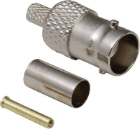 BKL Electronic 0401058/D 0401058/D BNC connector Bus, recht 75 Ω 1 stuk(s)