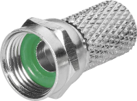 BKL Electronic 0403018/GN F stekker Aansluitingen: F stekker Kabeldiameter: 6.8 Mm 1 stuk(s)