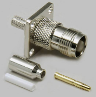 BKL Electronic 0405040/D TNC Reverse connector Flensbus 50 Ω 1 stuk(s)