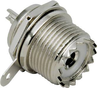 BKL Electronic 0406024/D 0406024/D UHF connector Bus, inbouw verticaal 50 Ω 1 stuk(s)