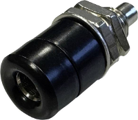 BKL Electronic 072307 Laboratoriumbus Bus, inbouw verticaal Stift Ø: 4 mm Zwart 1 stuk(s)