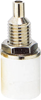 BKL Electronic 072312 Laboratoriumbus Bus, inbouw verticaal Stift Ø: 4 mm Wit 1 stuk(s)