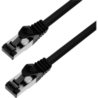 BKL Electronic 144007 RJ45 Netwerkkabel, patchkabel CAT 8.1 S/FTP 15 m Zwart Halogeenvrij 1 stuk(s)