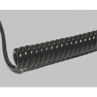 BKL Electronic 1506230 Spiraalkabel Li12Y11Y 400 mm / 1600 mm 10 x 0.14 Mm² Zwart 1 stuk(s)