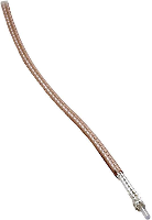 BKL Electronic 1511006/5 Coaxkabel Buitendiameter: 1.80 Mm RG178 B/U 50 Ω Transparant 5 m
