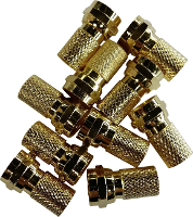F stekkerset Kabeldiameter: 8.20 Mm