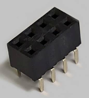 BKL Electronic Female header (standaard) Aantal rijen: 2 Aantal polen per rij: 4 10122223 1 stuk(s) Tube
