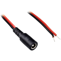 BKL Electronic Laagspannings aansluitkabel Laagspanningsbus   Open kabeleinde 2.50 Mm 30.00 Cm 1 stuk(s)