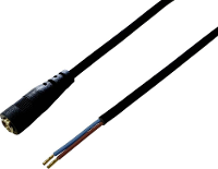 BKL Electronic Laagspannings aansluitkabel Laagspanningsbus   Open kabeleinde 5.50 Mm 2.10 Mm 0.50 M 1 stuk(s)