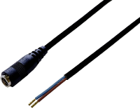 BKL Electronic Laagspannings aansluitkabel Laagspanningsbus   Open kabeleinde 5.50 Mm 5.50 Mm 2.50 Mm 30.00 Cm 1 stuk(s) Piece