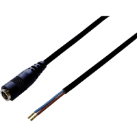 BKL Electronic Laagspannings aansluitkabel Laagspanningsbus   Open kabeleinde 5.50 Mm 5.50 Mm 2.50 Mm 1.00 M 1 stuk(s) Piece