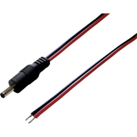 BKL Electronic Laagspannings aansluitkabel Laagspanningsstekker   Open kabeleinde 3.5 Mm 1.3 Mm 1.3 Mm 2.00 M 1 stuk(s)