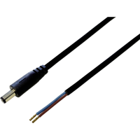 BKL Electronic Laagspannings aansluitkabel Laagspanningsstekker   Open kabeleinde 5.50 Mm 2.10 Mm 2.10 Mm 0.50 M 1 stuk(s) Piece