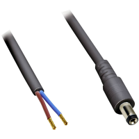 BKL Electronic Laagspannings aansluitkabel Laagspanningsstekker   Open kabeleinde 5.50 Mm 2.50 Mm 30.00 Cm 1 stuk(s)