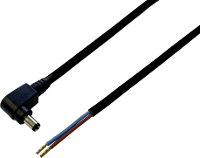 BKL Electronic Laagspannings aansluitkabel Laagspanningsstekker   Open kabeleinde 5.50 Mm 2.50 Mm 5.00 M 1 stuk(s)
