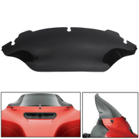 Black 7'' Motorcycle Wind Shield For Harley Touring Flht Flhx 2014 2016
