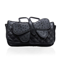 Black Butterfly Bow Knot Clutch Bag