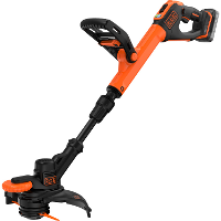BLACK+DECKER 18V Trimmer met 2 messen en accu grastrimmer