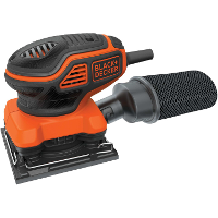 BLACK+DECKER 220W 1/4 vel schuurmachine met handpalmschakelaar KA450 QS vlakschuurmachine