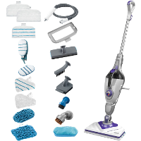BLACK+DECKER BHSM1615DSM 1600W Steam mop met SteaMitt, deltavoet en 17 accessoires stoomreiniger