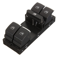 Black Electric Power Window Master Switch For Vw Mk5 Mk6 Passat