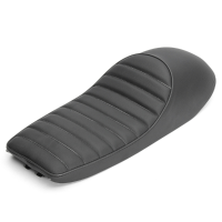 Black Hump Cafe Racer Vintage Seat For Honda Yamaha Suzuki Kawasaki Custom
