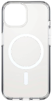 Black Rock Mag Clear Case Backcover Apple iPhone 15 Pro Transparant MagSafe compatible, Stootbestendig