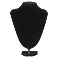 Black Velvet Jewelry Pendent Necklace Display Stands In 4 Style