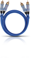 BlackFriday: Oehlbach BEAT! Stereo RCA Kabel 1,0m   Blauw