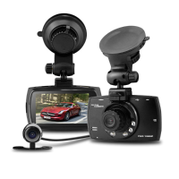 Azdome G30b Car Dvr Allwinner A20 Chipset 2.7 Inch Lcd Hd 1080p 140 Degree Wide Angle Dual Lens