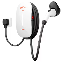 Blackview OSCAL EV7000 EV lader 7KW 32A Laadstation Niveau 2 Wandgemonteerd IP65 Waterproof met App besturing IEC62196 S