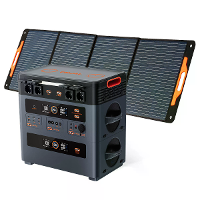 Blackview OSCAL PowerMax 2400 Pro PM2400 Pro Draagbaar Accu Station+BP2400Pro Batterijpakkett+PM200/PM400 Zonnepaneel