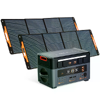 Blackview OSCAL PowerMax2400 Draagbare Power Station met Dubbele Luidsprekers en Zonnepaneel Kit 1872Wh tot 20592Wh LiFe