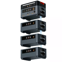 Blackview OSCAL PowerMax2400 Dual speaker Draagbare Power Station met Batterijpakket Kit 1872Wh tot 20592Wh LiFePO4 Batt