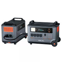 Blackview Oscal Powermax3600 Robuuste Powerstation met Oscal BP3600 3600Wh Extra Accupakket Set met PM400 400W Opvouwbar