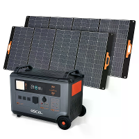 Blackview Oscal Powermax3600 Robuuste Powerstation met PM400 400W Vouwbaar Zonnepaneel Set 3600Wh tot 57600Wh LiFePO4 Ac