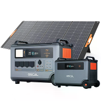 Blackview Oscal Powermax6000 Robuuste Power Station met BP3600 Batterijpakket/PM200/PM400 Zonnepaneel Set 3600Wh tot 576
