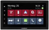 Blaupunkt Mannheim 600 DAB Autoradio met scherm dubbel DIN Android Auto, Aansluiting voor stuurbediening, Aansluiting voor achteruitrijcamera, Apple CarPlay,