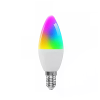 5W WiFi Slimme Lamp E14 RGB+WW+CW Werkt Met TUYA APP Alexa Compatibel 2.4GHz Spraakbediening Energiezuinige LED