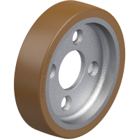 Blickle GBA 200/4 Koppelwiel Wieldiameter: 200 mm Draagvermogen (max.): 900 Kg 1 stuk(s)
