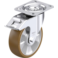 Blickle L ALB 125K FI Plaatstalen zwenkwiel Wieldiameter: 125 mm Draagvermogen (max.): 250 Kg 1 stuk(s)
