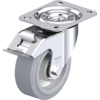 Blickle L ALEV 100K FI SG Zwenkwiel met rem Wieldiameter: 100 mm Draagvermogen (max.): 200 Kg 1 stuk(s)
