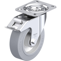 Blickle L ALEV 125K FI SG Zwenkwiel met rem Wieldiameter: 125 mm Draagvermogen (max.): 250 Kg 1 stuk(s)