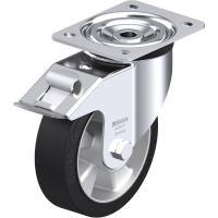 Blickle L ALEV 160K FI Zwenkwiel met rem Wieldiameter: 160 mm Draagvermogen (max.): 400 Kg 1 stuk(s)