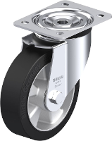 Blickle L ALEV 160K Zwenkwiel Wieldiameter: 160 mm Draagvermogen (max.): 400 Kg 1 stuk(s)