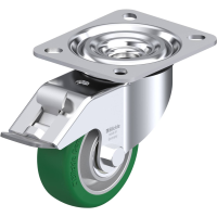 Blickle L ALST 80K FI Zwenkwiel met rem Wieldiameter: 80 mm Draagvermogen (max.): 200 Kg 1 stuk(s)